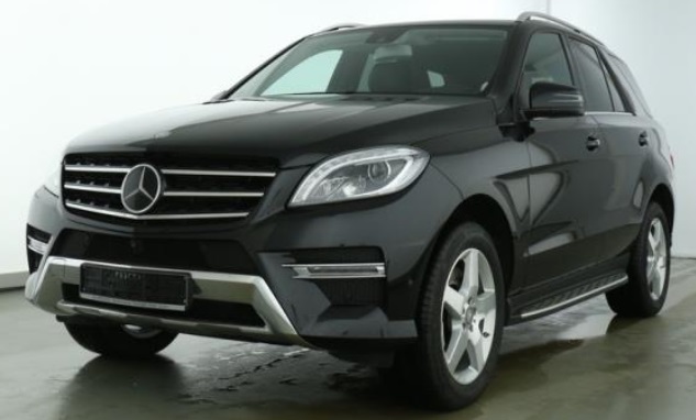 Left hand drive MERCEDES ML CLASS 350 4M BE AMG